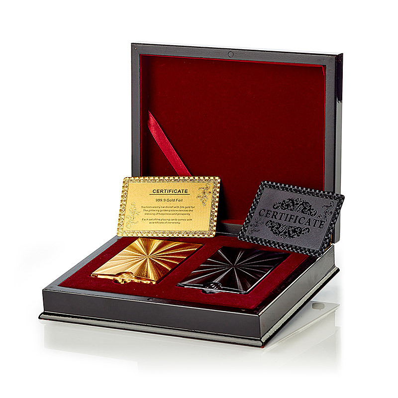 Deluxe Guld Sort Kortspil – Fantastisk Festtilbud!