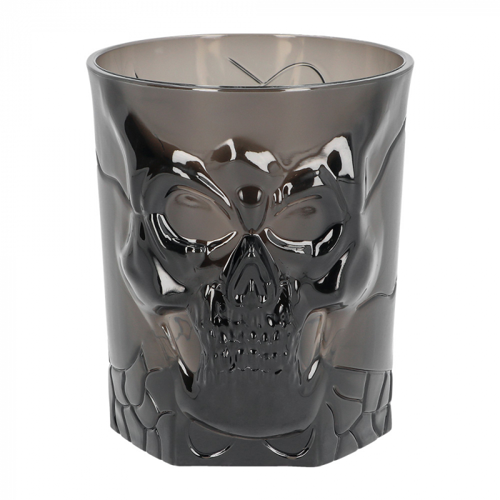 Sort Transparent Kranieglas - Perfekt til Fest og Halloween