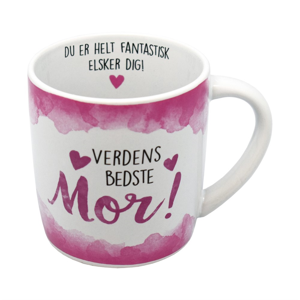 Morsdagskrus "Verdens Bedste Mor" i gaveæske - perfekt gave!