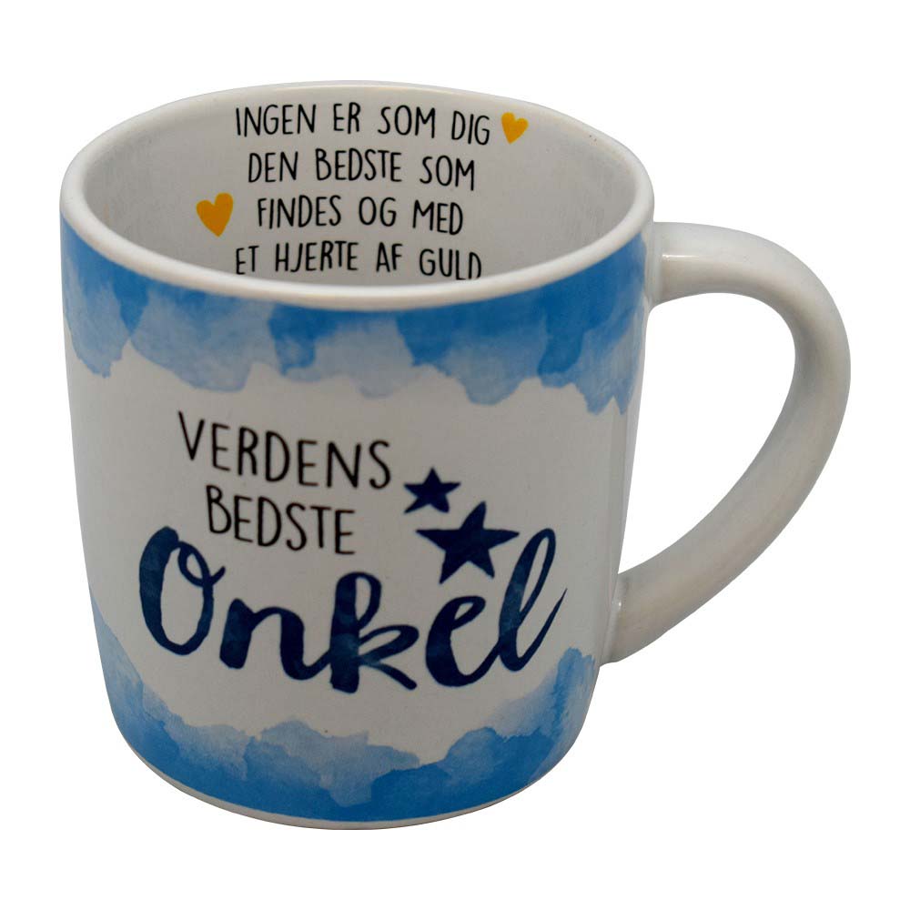 Kruset "Verdens Bedste Onkel" i gaveæske – den perfekte gave!