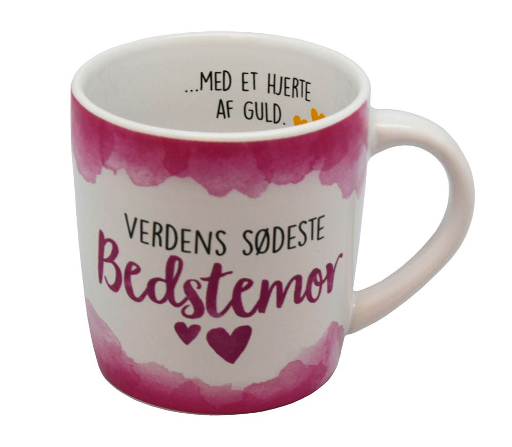 Krus "Verdens Sødeste Bedstemor" i gaveæske - Den perfekte gave!