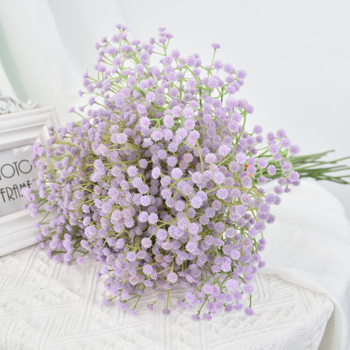 Kunstig Lilla Brudeslør Blomst - Ideel til Festlige Anledninger!