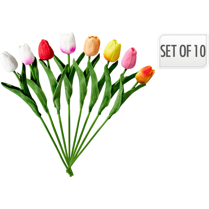 Kunstige Tulipaner 10 Stk 32