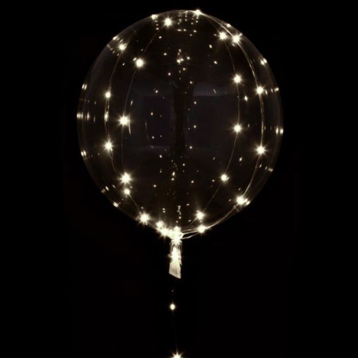 LED Ballon Hvid Lyskæde - Lys til Fest og Dekoration