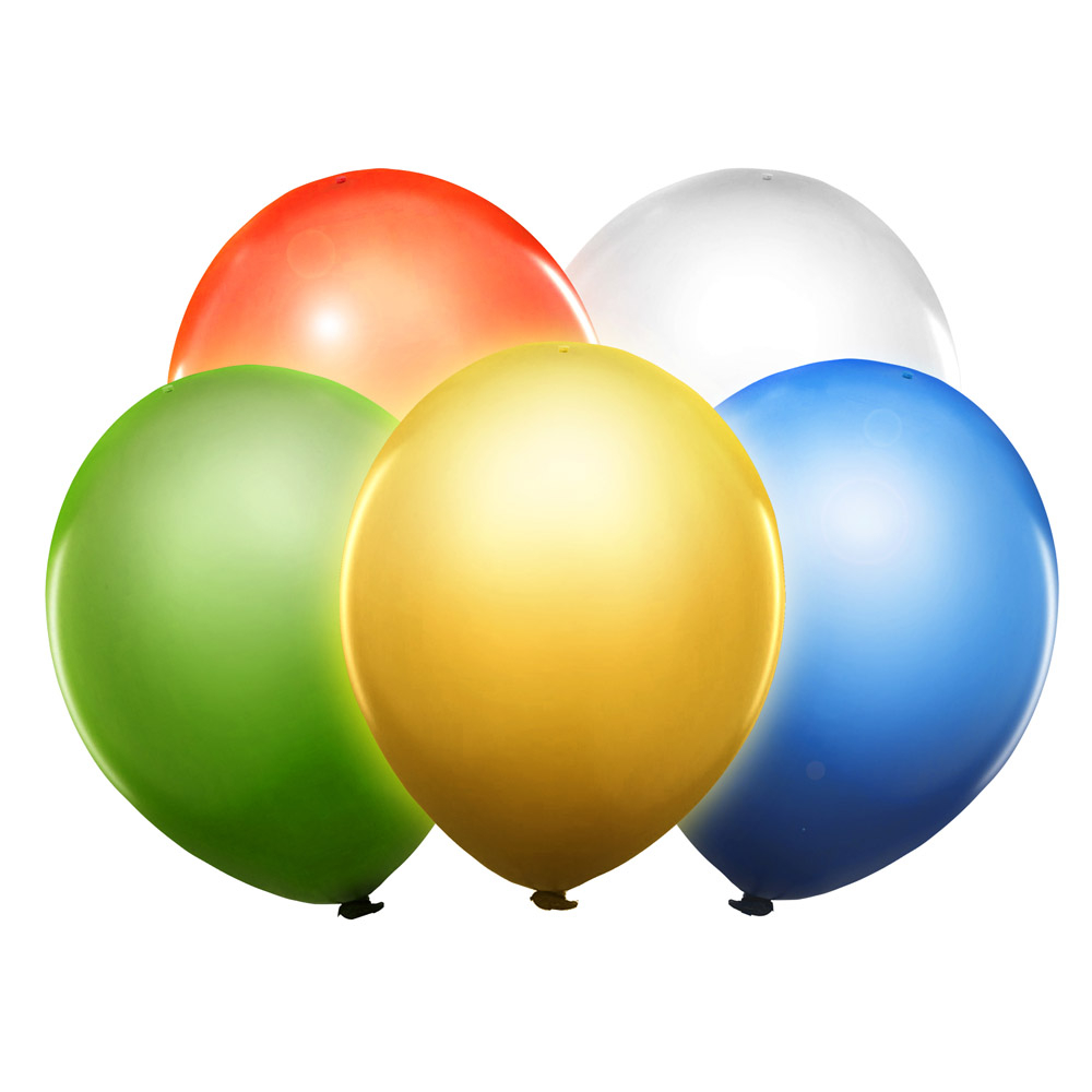 Lysende LED Balloner - 5 Stk til Uforglemmelige Fester