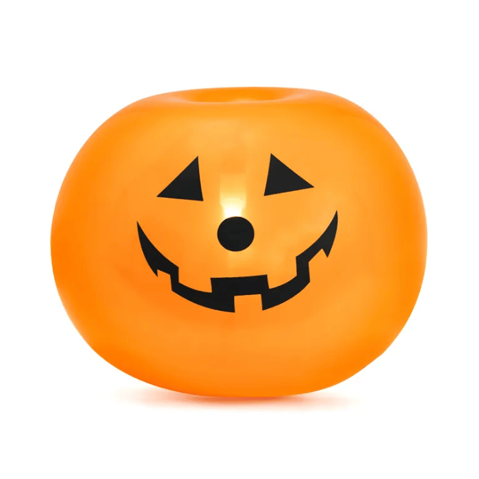 LED Græskar Ballon - Lysende Dekoration til Halloween