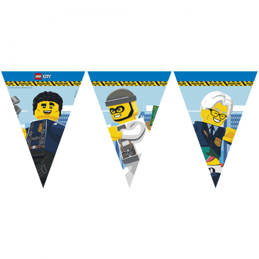 Lego City Fødselsdagsbanner – Festlig Pynt til Børnefødselsdag