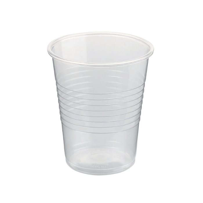 100 stk. transparente plastikkrus - perfekt til fest!
