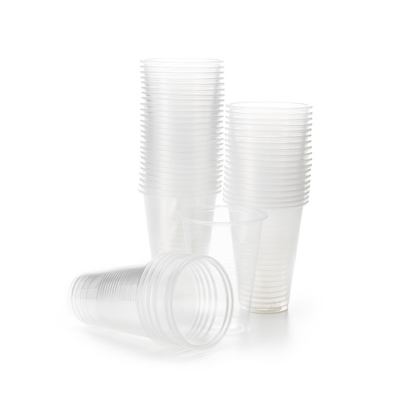 1 Liter Transparent Plastikkrus til Øl – Fantastisk Tilbud!