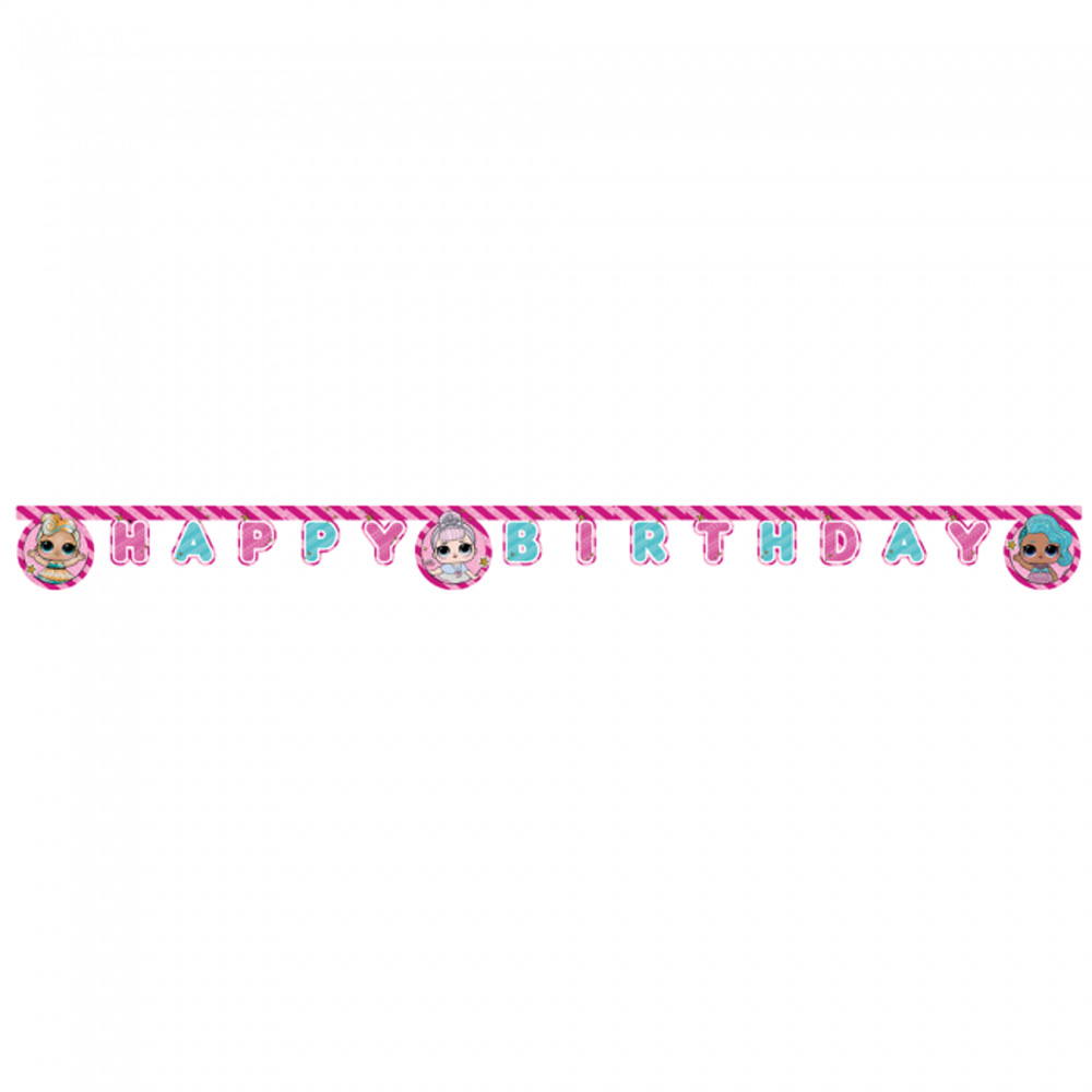 LOL Surprise Glitterati Fødselsdagsbanner til Festen