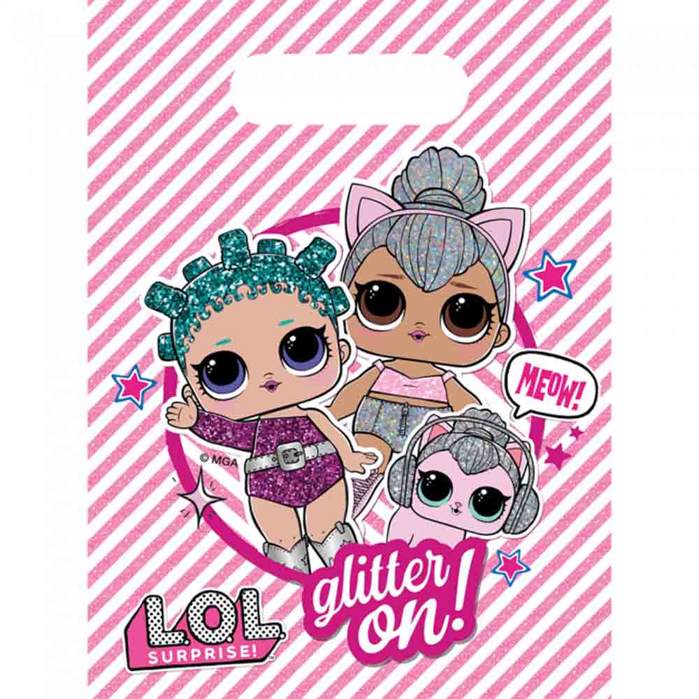 LOL Surprise Slikposer – 6 stk. til Festen!