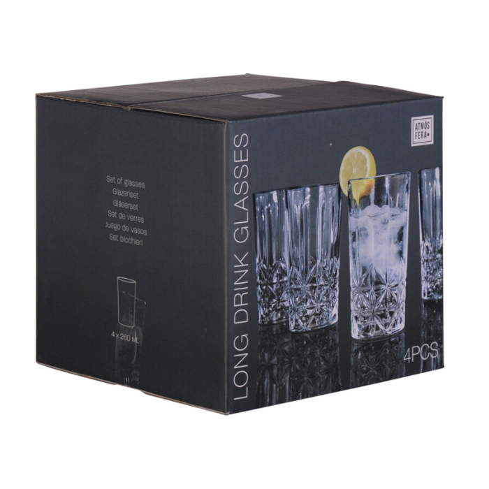 Long Drinks Glas 300   4x