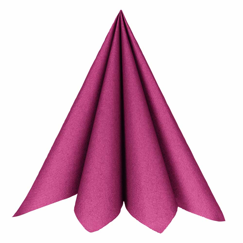Luksus Fuchsia Middagsservietter Airlaid 20 Stk