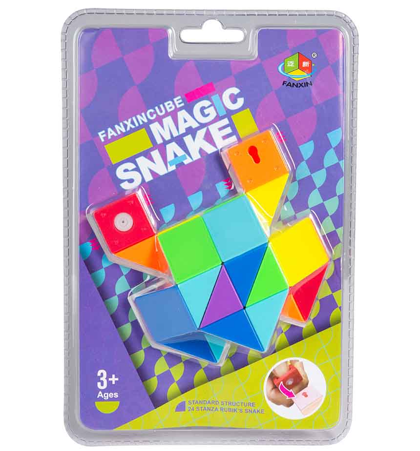 Magisk Slange – Kreativt Rubik's Snake Puslespil på Udsalg