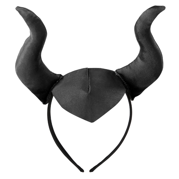 Maleficent Eventyrlig Hårbøjle med Horn - Sort Magic