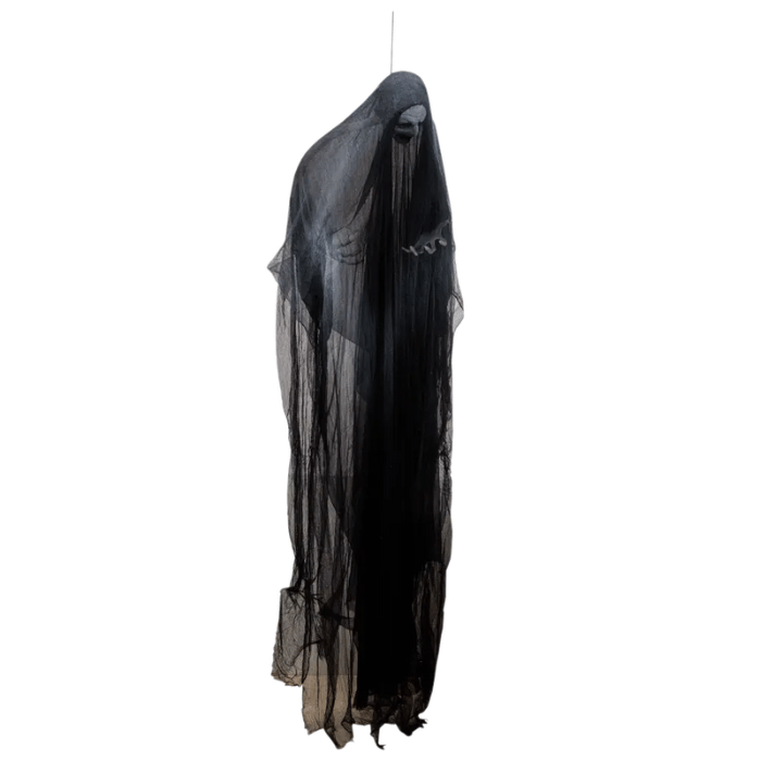 Manden Med Leen Halloween med Lysende Øjne - Uhyggelig Dekor!