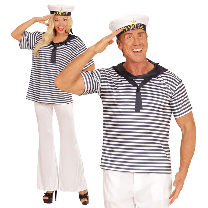 Matros Kostume Unisex – Fantastisk Tilbud til Fester!