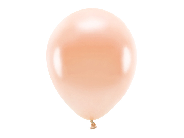 Metallic Fersken Balloner - 10 stk. til din fest!