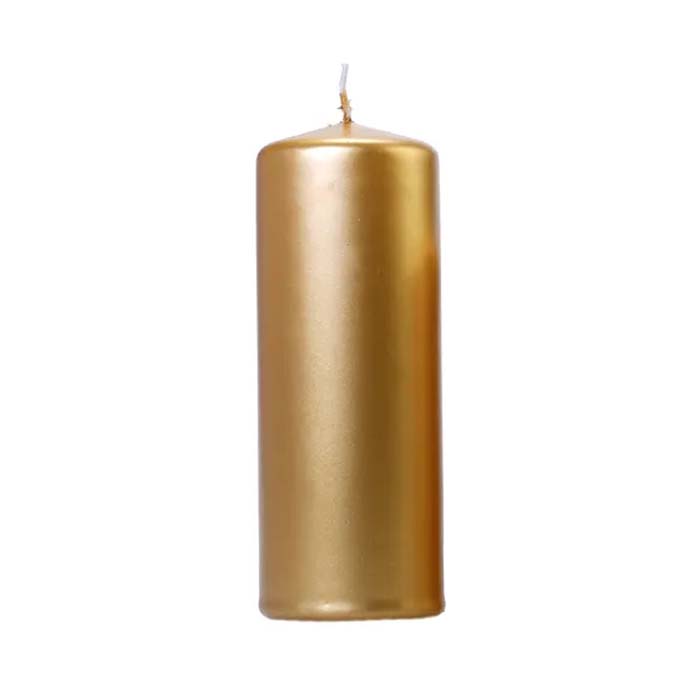 Metallic Guld Stearinlys - Uundgåelige til Guldfest!