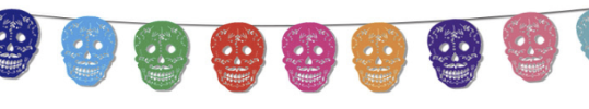 Mexicansk Guirlande Dia   Muertos   Meter