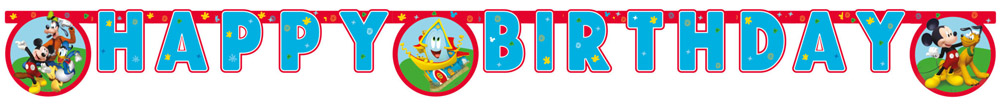 Mickey Mouse Banner – Uundgåelig til Fødselsdagsfest!