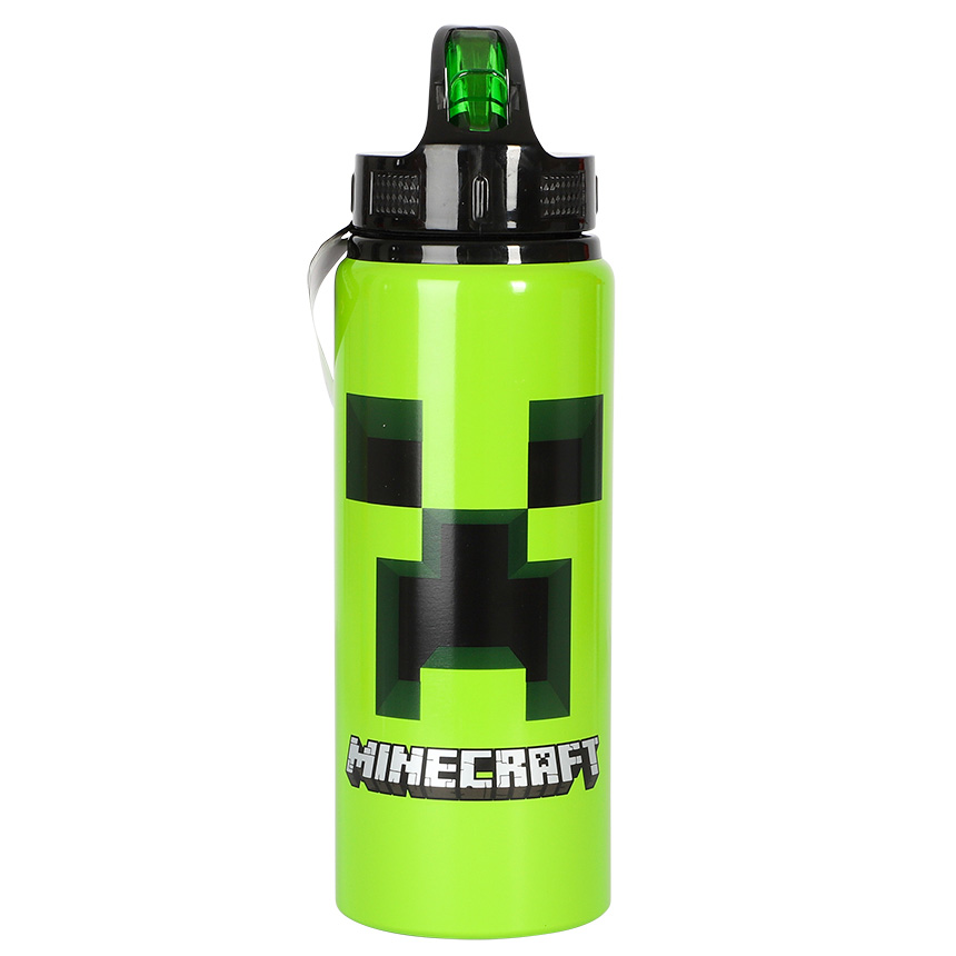 Minecraft Aluminium Drikkedunk til Børn - Festlig Hydrering