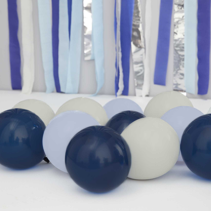 Mini Balloner i Blå – 40 stk. til Festlige Anledninger