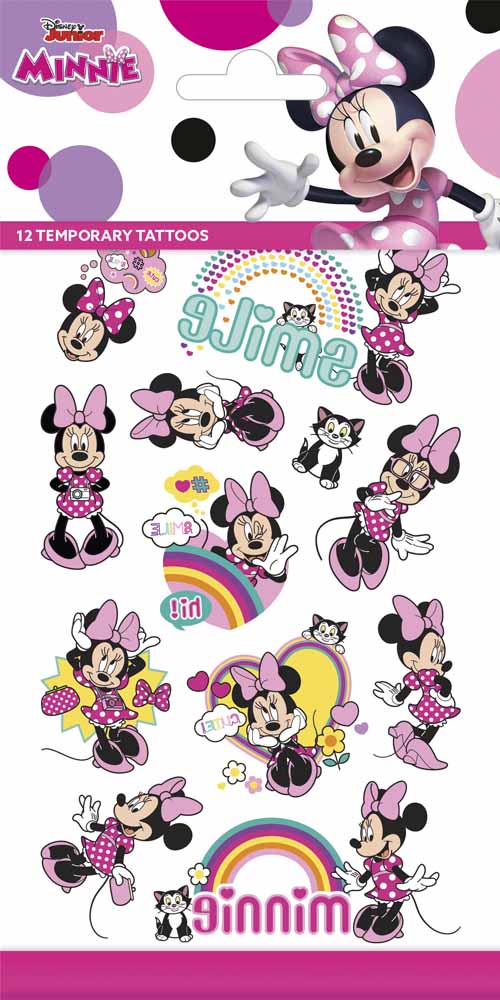 Minnie Mouse Tatoveringer - 12 Festlige Designs til Fester