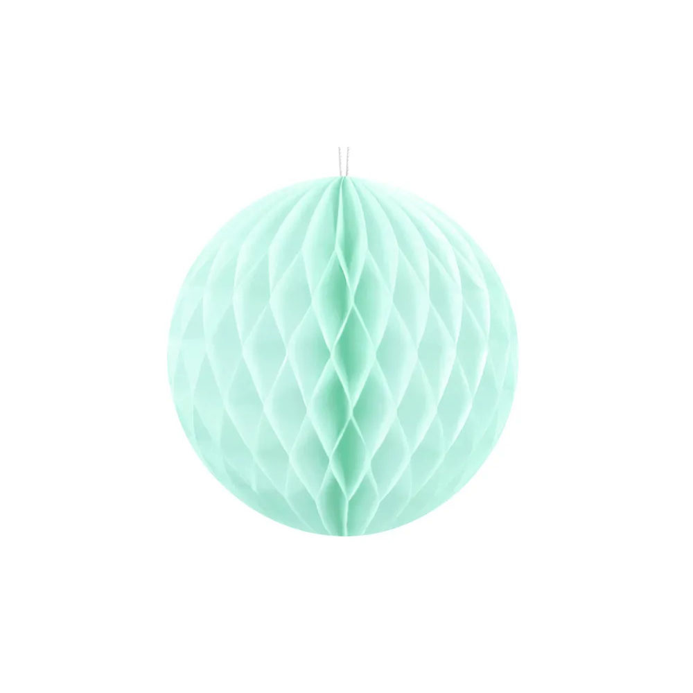 Elegant Mint Honeycomb Dekorationskugle til Fest 10 cm