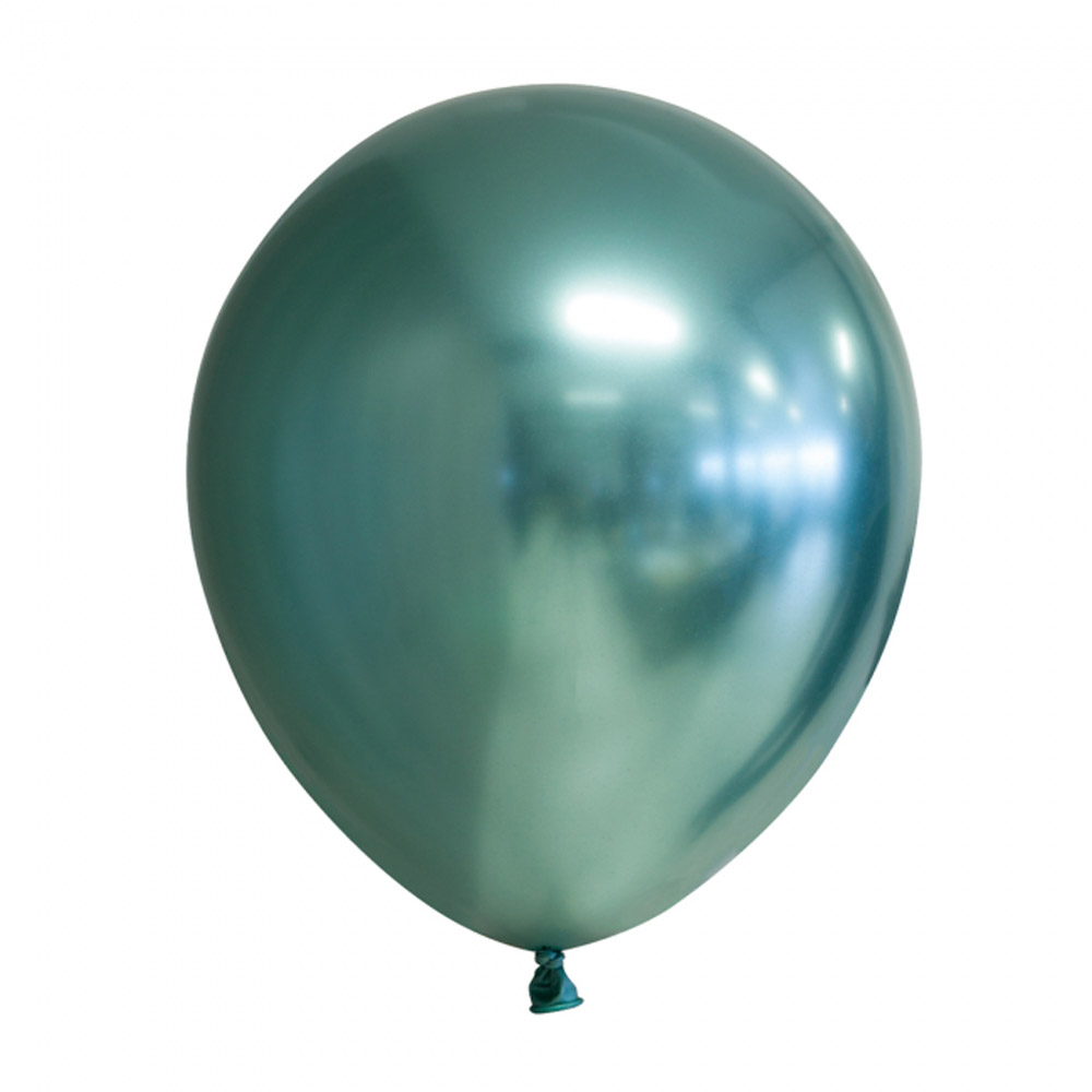 Grønne Spejl Chrome Balloner 10 Stk – Festlig Dekoration!