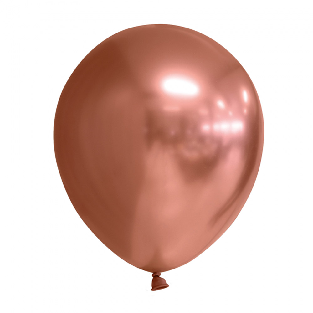 Spejl Chrome Balloner 10 Stk – Kobber til Festligheder