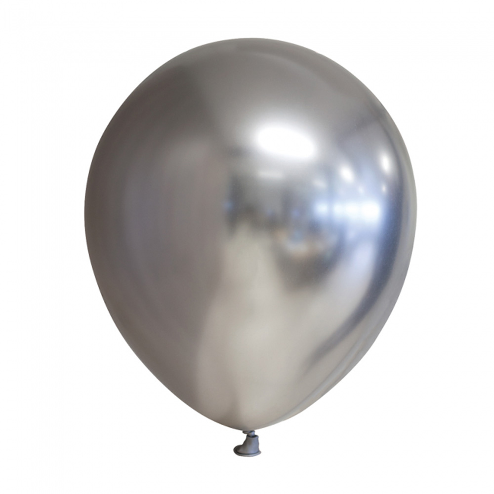 Sølv Chrome Balloner 10 Stk – Elegant Festdekoration!