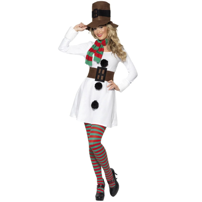 Miss Snemand Julekostume til Fest og Julefrokost
