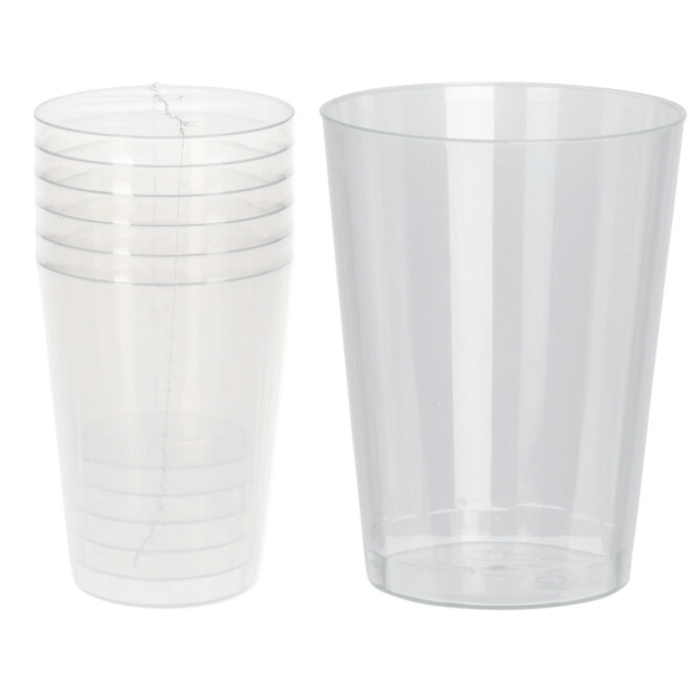 280   Drinksglas 6x Hård Plast Genanvendelig