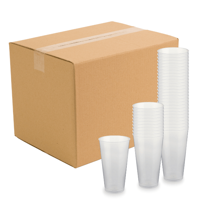 Genanvendelige plastikkrus - 500 stk. til festlige anledninger