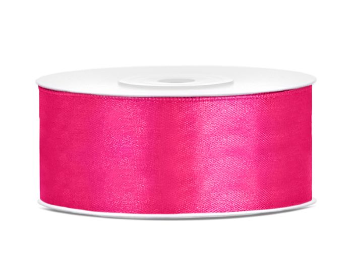 Mørk Pink Satinbånd 25 mm - Perfekt til Festpynt