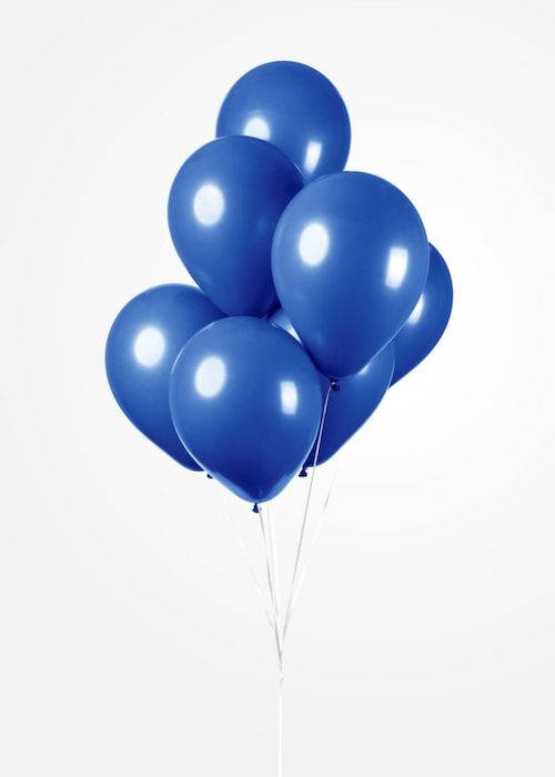 Mørkeblå Balloner 50x 30