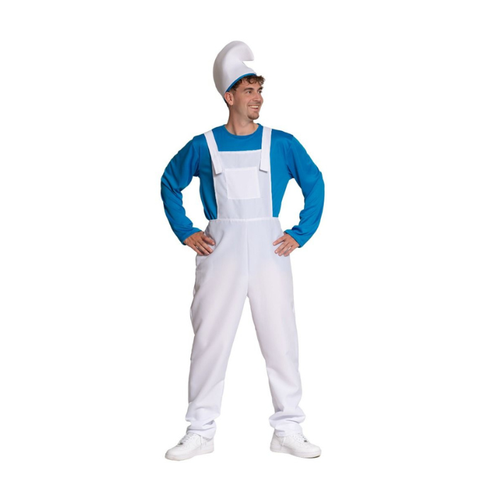 Blå Gnom Kostume Til Mænd