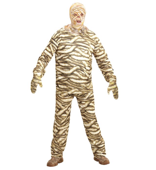 Mumie Kostume - 3 Dele til Halloween Festen