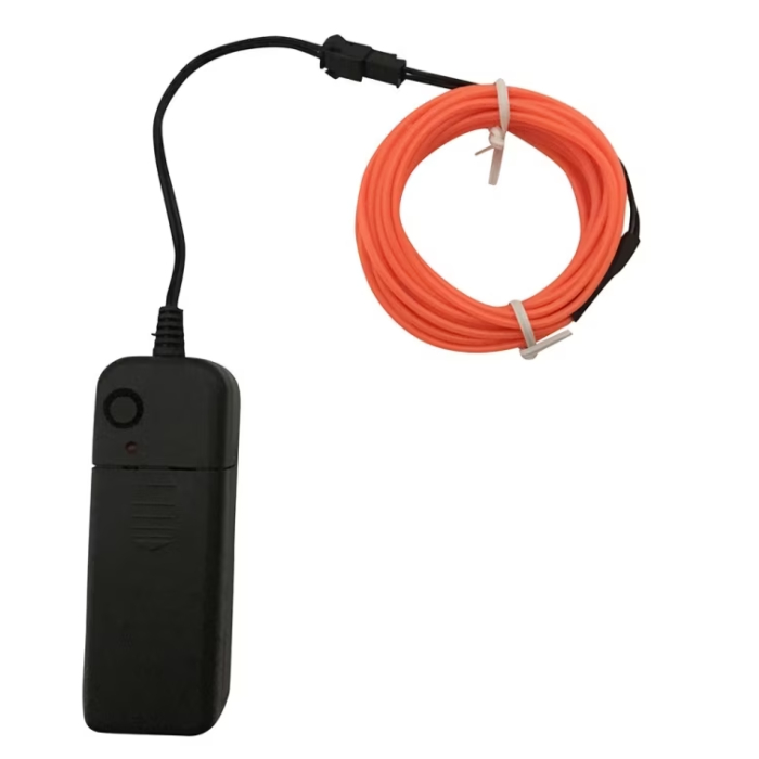 Neon LED Ledning - Orange til kreative projekter
