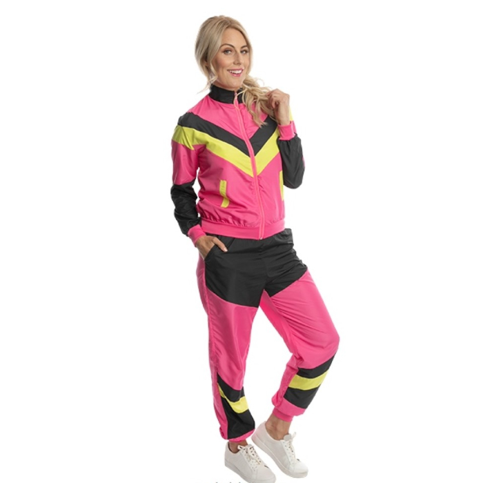 Neon Retro Træningsdragt til Kvinder - Udsalg!