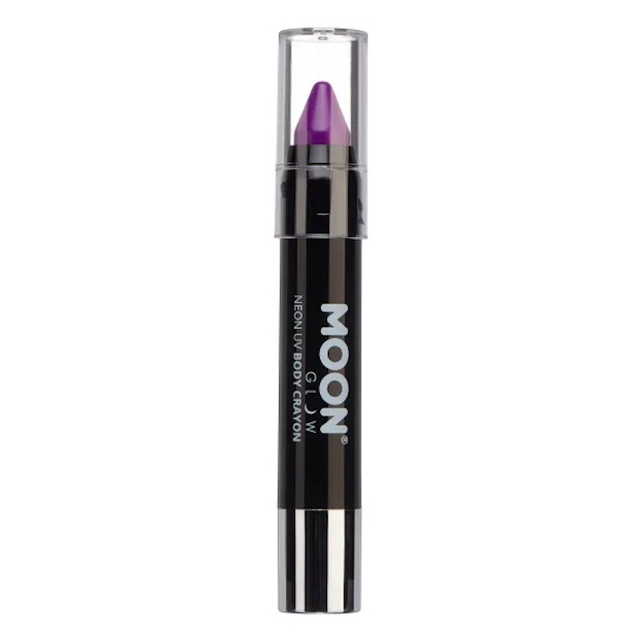 Neon UV Kropsstift i Intens Lilla – Perfekt til Fester!