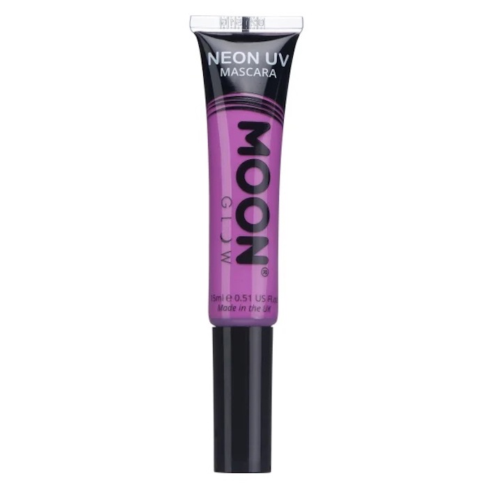 Neon UV Mascara i Intens Lilla til Fest og UV-lys