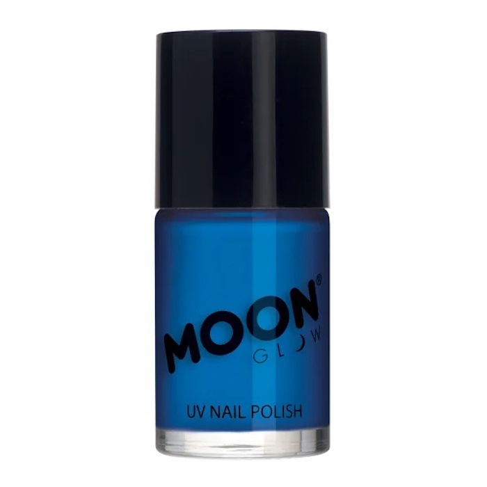 Neon UV Neglelak Intens Blå - Festlig Neglelak 14 ml