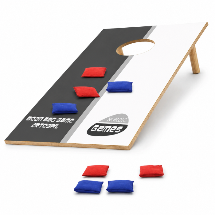Nordic Gamesâ  Cornhole Sort Hvid 60x30