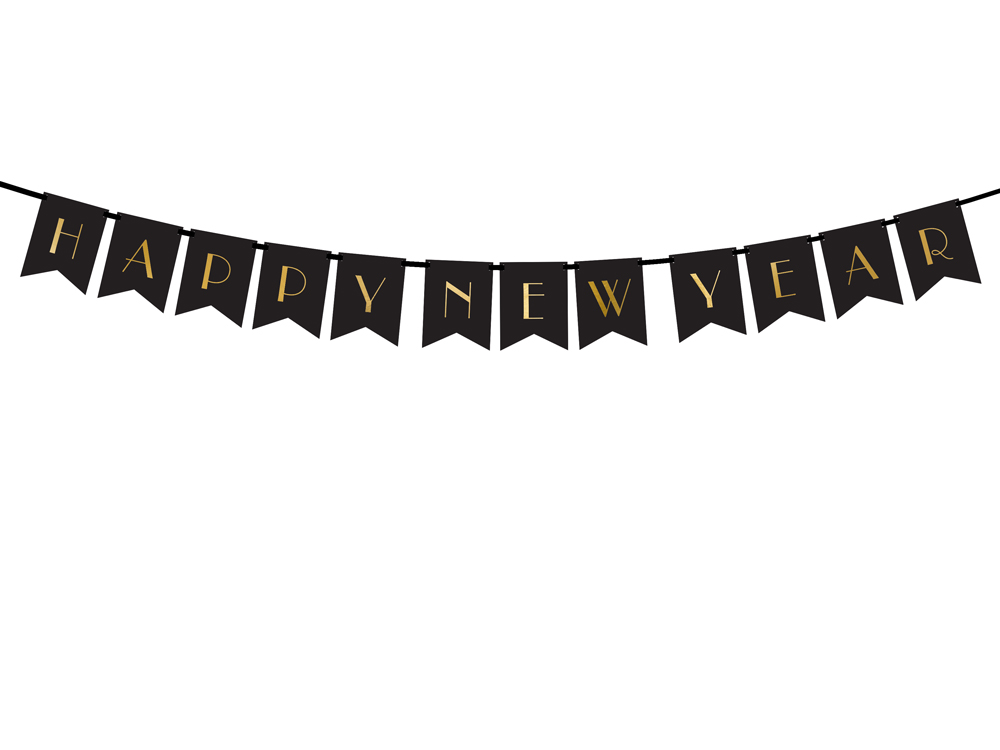 Nytårs Banner "Godt Nytår" – Festlig Dekoration til Fejring