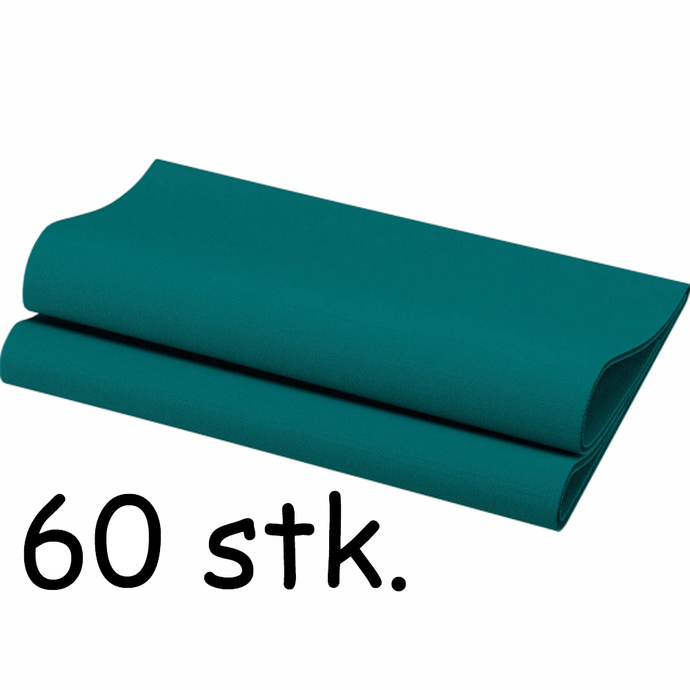 Ocean Teal Biologiske Servietter – 60 Stk til Fest