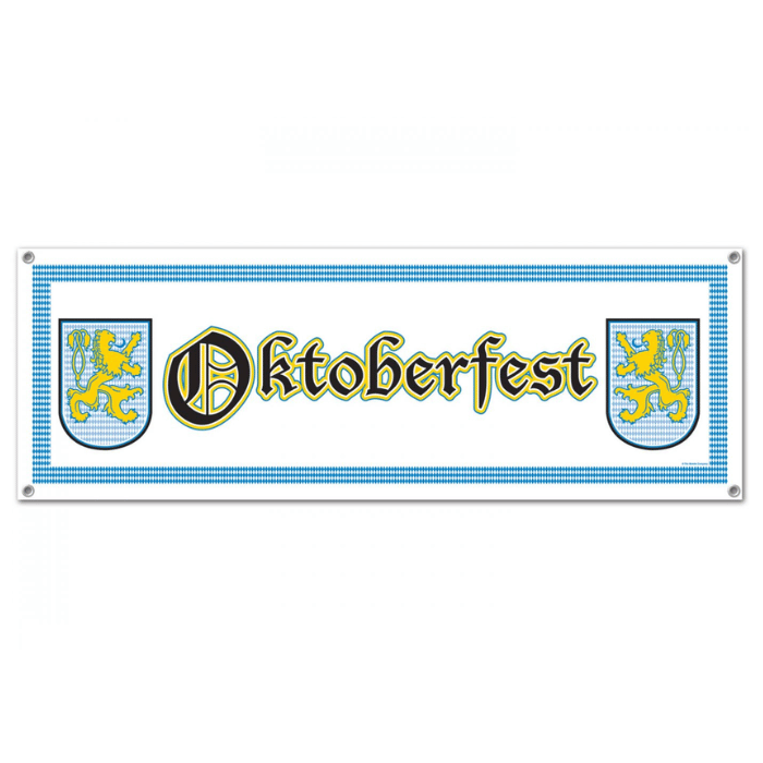 Oktoberfest Banner til Fest - 152x53 cm