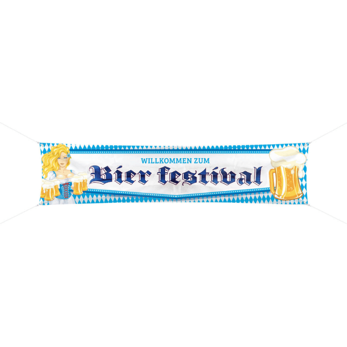 Oktoberfest Bier Festival Banner 180x40