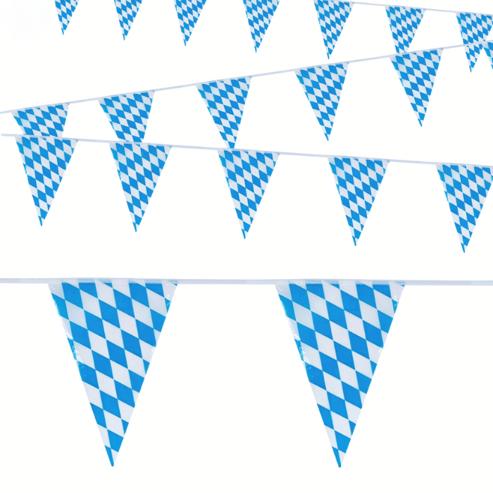 Oktoberfest Flagguirlande 10 Meter – Festlig Dekoration